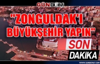 "Zonguldak'ı büyükşehir yapın"