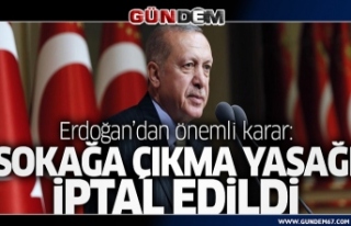 Cumhurbaşkanı Erdoğan duyurdu! Sokağa çıkma...