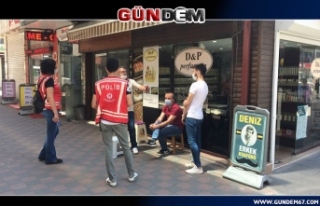 Zonguldak'ta Polis Maske Denetimine Başladı...