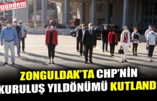 ZONGULDAK'TA CHP'NİN KURULUŞ YIL DÖNÜMÜ...