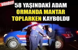 58 YAŞINDAKİ ADAM ORMANDA MANTAR TOPLARKEN KAYBOLDU