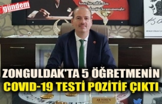 ZONGULDAK'TA 5 ÖĞRETMENİN COVID-19 TESTİ...