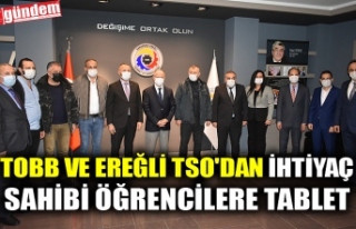 TOBB VE EREĞLİ TSO'DAN İHTİYAÇ SAHİBİ...