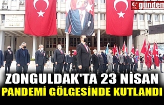 ZONGULDAK'TA 23 NİSAN PANDEMİ GÖLGESİNDE...