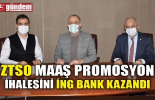 ZTSO MAAŞ PROMOSYON İHALESİNİ İNG BANK KAZANDI