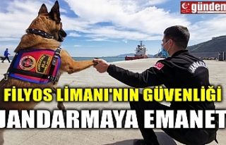 FİLYOS LİMANI'NIN GÜVENLİĞİ JANDARMAYA...
