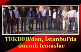 TEKDER’den, İstanbul’da önemli temaslar