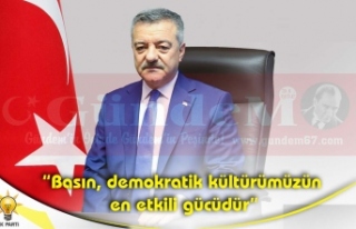 AK Parti Milletvekili Polat Türkmen Basın Bayramını...