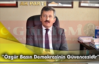 AK Parti İl Başkanı Zeki Tosun, Basın Bayramını...