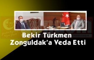 Bekir Türkmen Zonguldak'a veda etti