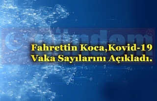 Fahrettin Koca, Kovid-19 Vaka Sayılarını Açıkladı.