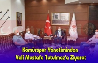 Kömürspor Yönetiminden Vali Mustafa Tutulmaz'a...