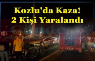 Kozlu'da Kaza! 2 Kişi Yaralandı