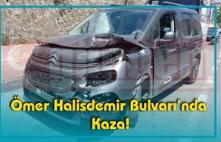 Ömer Halisdemir Bulvarı’nda Kaza!