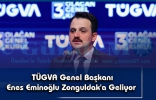 TÜGVA Genel Başkanı Enes Eminoğlu Zonguldak'a...