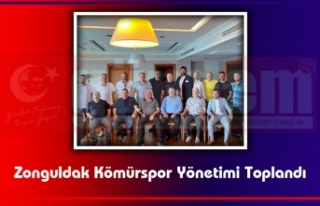 Zonguldak Kömürspor Yönetimi Toplandı