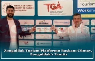 Zonguldak Turizm Platformu Başkanı Cüntay, Zonguldak'ı...
