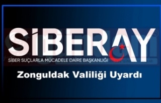 Zonguldak Valiliği Uyardı