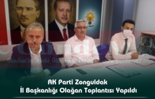 AK Parti Zonguldak İl Başkanlığı Olağan Toplantısı...