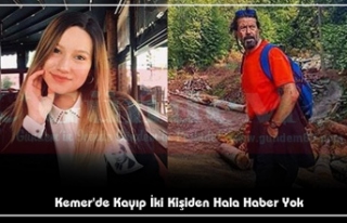 Kemer'de Kayıp İki Kişiden Hala Haber Yok