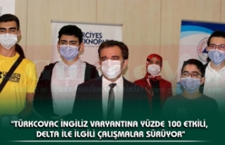 Prof. Dr. Özdarendeli ; Turkovac Aşısı Hakkındaki...