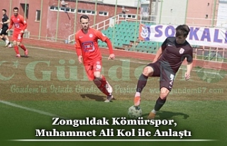 Zonguldak Kömürspor, Muhammet Ali Kol ile Anlaştı