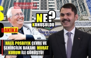 Posbıyık, Çevre ve Şehircilik bakanı Murat Kurum...