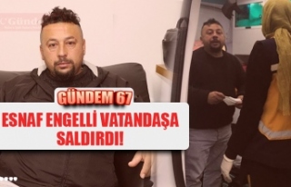 ESNAF ENGELLİ VATANDAŞA SALDIRDI!
