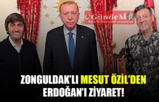 ZONGULDAK'LI MESUT ÖZİL'DEN ERDOĞAN'I...