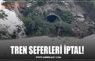 TREN SEFERLERİ İPTAL!
