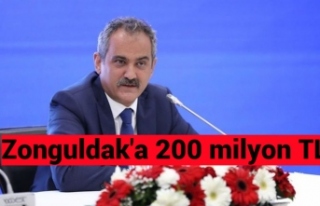 Zonguldak'a 200 milyon TL