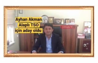 Alaplı Ticaret ve Sanayi Odasında Ayhan Akman’ın...
