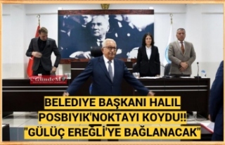 Belediye Başkanı Halil Posbıyık'Noktayı...