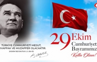 ERDEMİR'den 29 Ekim Cumhuriyet bayramı mesajı