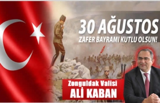 Zonguldak Valisi Ali Kaban 30 Ağustos Zafer Bayramı...