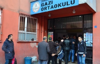 Zonguldakta KPSS heyecanı