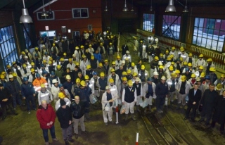 Madende ölen 8 işçi dualarla anıldı
