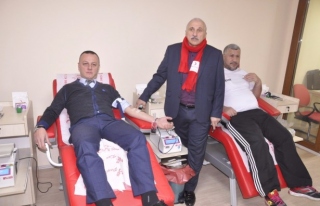 Kızılay kan merkezi kan alma birimi hizmete açıldı
