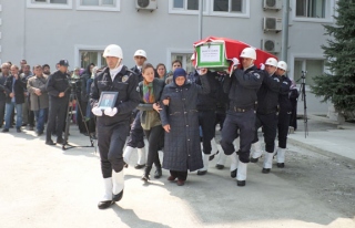 Zonguldaklı polise son görev