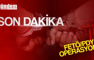 Bartın'da FETÖ/PDY Operasyonda 10 şüpheli gözaltına...
