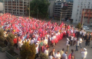 Zonguldak, Ereğli ve Alaplı'da 15 Temmuz Coşkusu