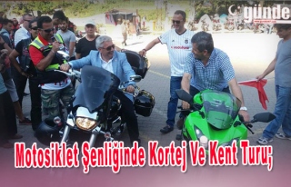 Kozlu'da Motosiklet Şenliğinde Kortej Ve Kent Turu
