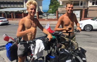 2 Genç Polonya'dan Bisikletle Zonguldak'a Ulaştı.