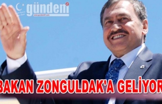 Bakan Zonguldak'a geliyor