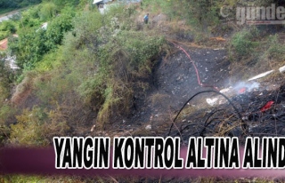 Kozlu'da Yangın Kontrol Altına Alındı