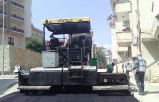 Akçakoca'da sokak ve caddelerde yol yapımı