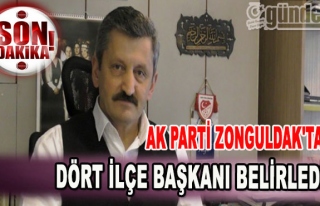 Ak Parti Zonguldak'ta 4 ilçe başkanı belirledi