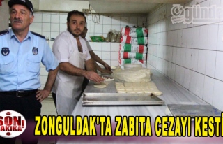 Zonguldak'ta Zabıta Cezayı Kesti