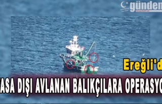 Ereğli'de Yasa Dışı Avlanan Balıkçılara Operasyon