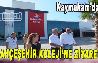 Kaymakam'dan Bahçeşehir Koleji'ne ziyaret: